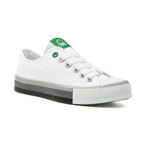 Benetton Beyaz Erkek Günlük Sneaker  Spor Ayakkabı - BN-30553