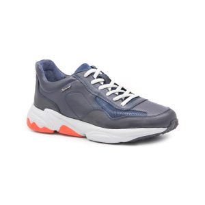 Marcomen Lacivert İç Dış Hakiki Deri Erkek Günlük Sneaker Casual Ayakkabı - 15187
