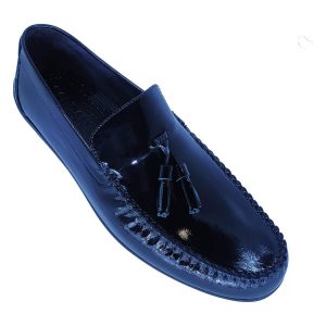 Serdar Shoes Siyah İç Dış Hakiki Deri Günlük Loafer Erkek Ayakkabı - 1008