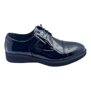 markorossi 5053 casual siyah rugan ayakkabı